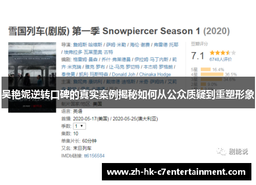 吴艳妮逆转口碑的真实案例揭秘如何从公众质疑到重塑形象