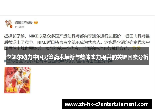 李凯尔助力中国男篮战术革新与整体实力提升的关键因素分析